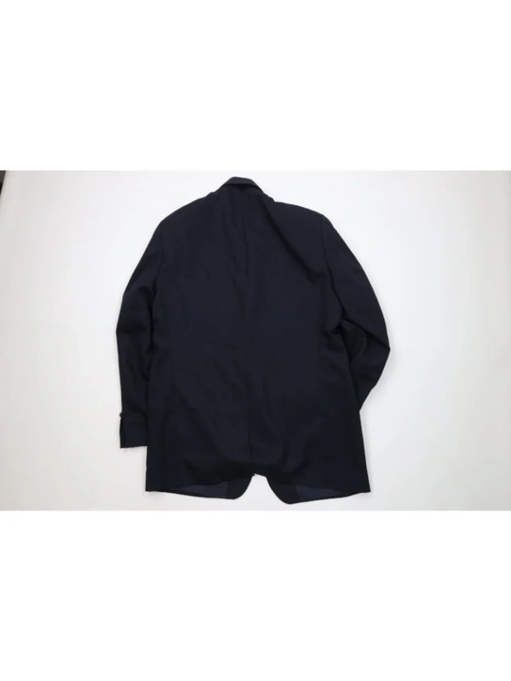 Vintage 90s Chaps Ralph Lauren Mens 42R 2 Piece Wool Suit Wedding Blue 32x29